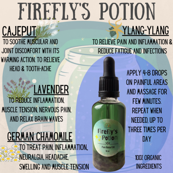 Firefly's Potion - Pain Relief Oil - Image 2